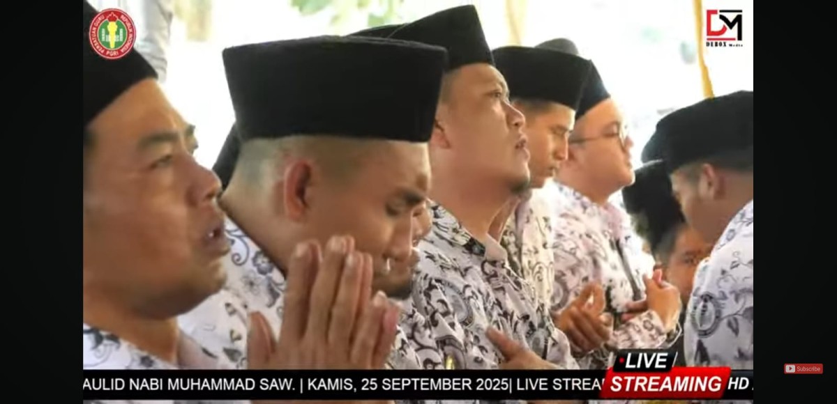 Dalam Rangka Memperingati Maulid Nabi Muhammad SAW. PGRI Bersholawat tgl 25 September 2025