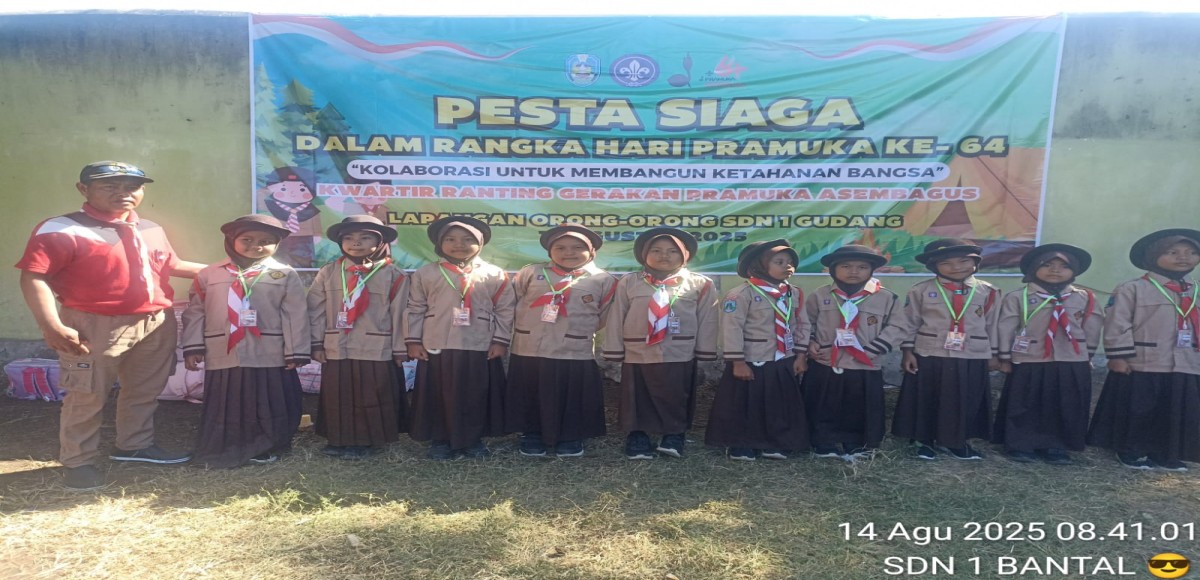 Kegiatan Pesta Siaga di SDN 1 Gudang